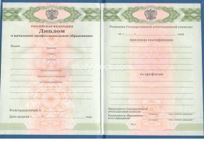Диплом училища 2010 в Подольске